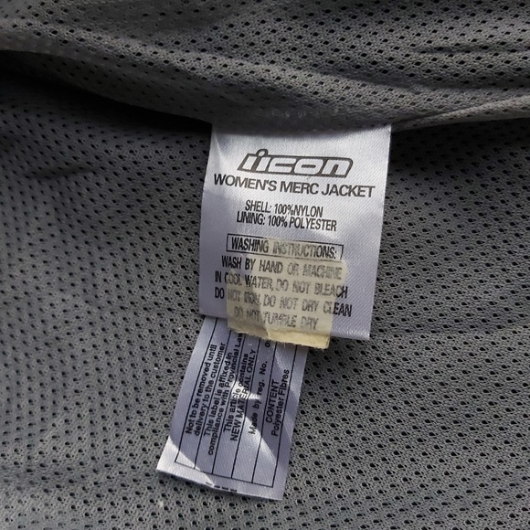 ICON Merc Black Armor Asphalt Tech Moto Jacket - Picture 8 of 8